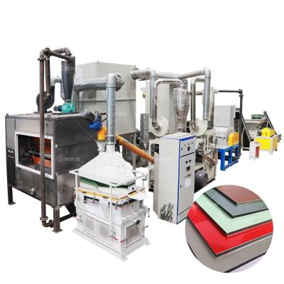 China Recycle Factory Aluminum Plastic Separating Machine Waste Aluminum Foil Recycling Plant for sale