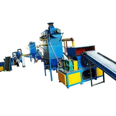 China Blue 150KW Scrap Radiator Recycling Machine Copper Aluminum Recycling Plant for sale