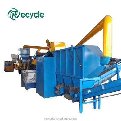 China Automatische AC radiator recycling plant 1000- 5000Kg/H koper aluminium radiator separator Te koop