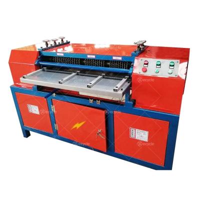 China Gemakkelijk te bedienen Aluminium Radiator Tube Cutting Machine voor AC Radiators Recycling Te koop