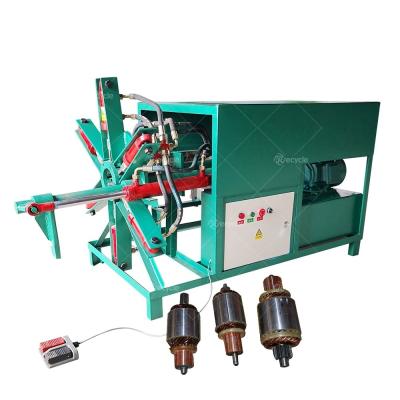 China Motor recycling schroot motor koper extraherende machine elektrische motor stator snijmachine Te koop