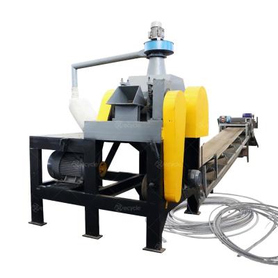 China 50m/min Capacity ACSR Wire Chopper Crusher and Cable Granulator for Material Recovery for sale