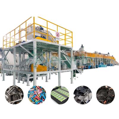 China NCM 18650 Battery Recycle Equipment Separating Copper and Aluminum for Metal Recycling for sale