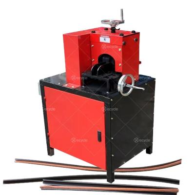 China Red Blue Scrap Wire Stripping Peeling Cutting Machine for Stripping Various Wire Sizes for sale