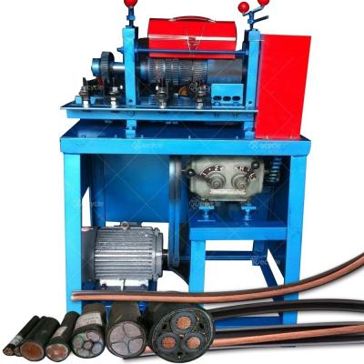 China Red Blue Scrap Cable Stripper Copper Wire Stripping Machine Copper Wire Peeler Machine for sale