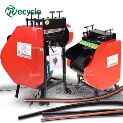 China Scrap Copper Wire Cables Recycle Automatic Electric Cable Cutting Machine 68*58*112 cm for sale