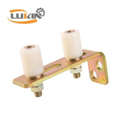 China Small industrial white color 30*40mm nylon guide roller wheel with bolts and nuts for sale