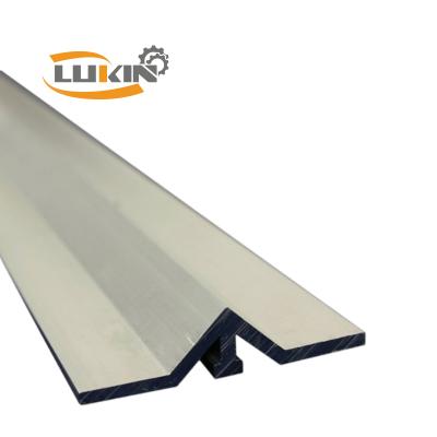 China Automatic Steel Bottom Track , R8 U Groove Sliding Door Track for sale