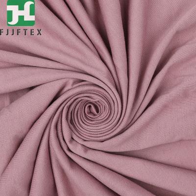 China Stretch Manufacture Free Sample 65%Polyester 35%spandex 210GSM Lightweight TC French Terry Fabric For Garment for sale