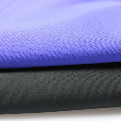 China Stain Resistant Hot Sale & High Quality Polyester Ammonia Semi-Gloss Weft Knitted Spandex Klein Blue Fabric For Gym Clothes for sale