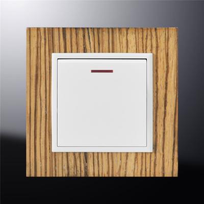 China German ABS / PC 1 Strip 1 Way Wall Switch Plate for sale