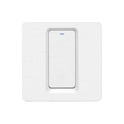 China 1/2/3 gang push button lamp switch wifi European smart wireless remote control APP remote control light wall smart switches for sale