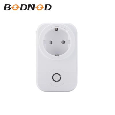 China Convenient control smart tuya smart voice phone socket wifi socket EU EU plug with ALEXA and Google for sale