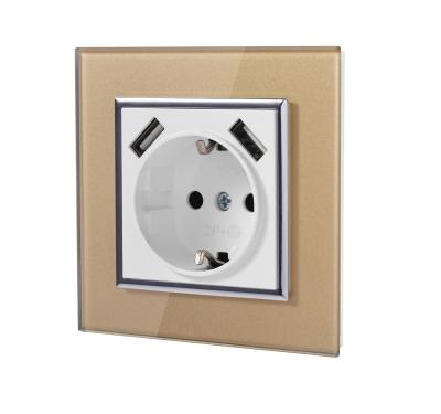 China Factory Price Residential / Multipurpose Wall French Eu Usb Electrical Outlet for sale