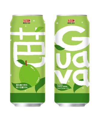 China RICO Guava Natural Juice Drink Can Ready To Drink Instant Drink 490g for sale