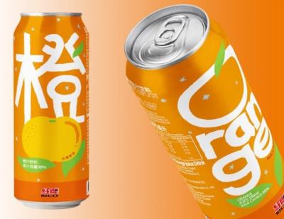 China RICO Orange Natural Juice Canned Drinks Ready To Drink Instant Drink 490G for sale