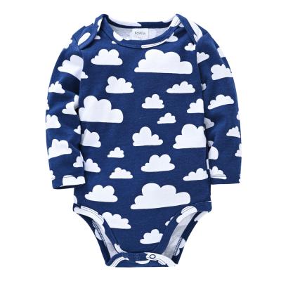 China Cotton 100% 2020 Newborn 100% Newborn Baby Boy Clothes Cotton One Piece Jumpsuit for sale