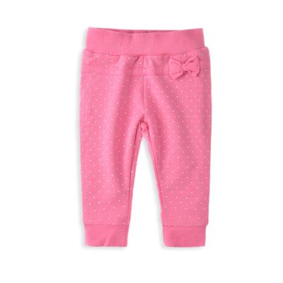 China 2018 High Quality Hot Sale Pink Bowknot Breathable Loose Loose Kids Girls Pants Cheap Wholesale for sale