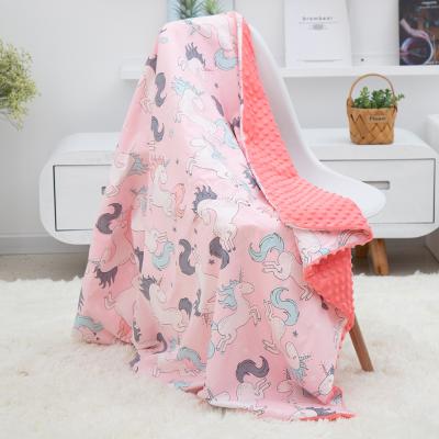 China Soft 100% Cotton Baby Blanket Waterproof Wrap Muslin Floor Blanket for sale