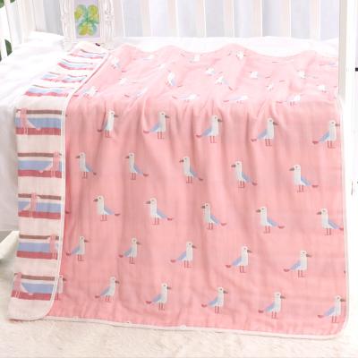 China Waterproof Bamboo Muslin Baby Wrap Organic Blankets Baby Blanket for sale