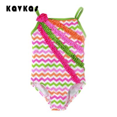 China 2018 Children's Bikini Girl's Sleeveless Swimwear Summer One-Piece Swimsuit Anti-UV for sale