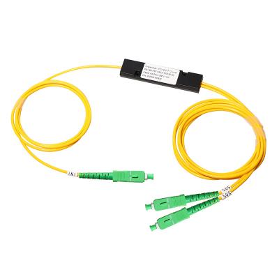 China FTTX/CATV System Way Splitter SC/APC Connector 1*2 FBT Connector/Fiber Optic Fiber Optic Splitter 2 way for sale