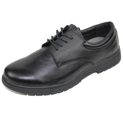 China Black Embossed Cowhide Business Shoes Insulation Anti-Puncture Midsole Anti-Slip Trade Work Shoes for sale