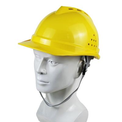 China Factory Price ABS Safety Helmet Hard Hat PP Adjustable V-Type Band For Industry Construction Protective Working Hat for sale