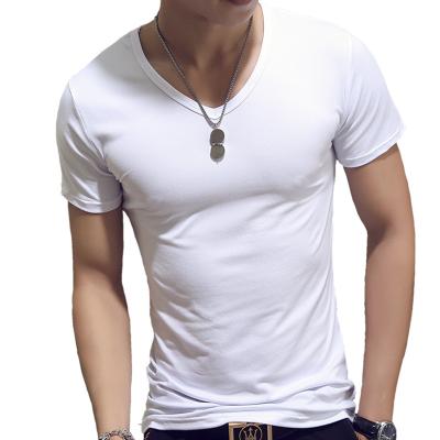 China TG033 Anti-wrinkle factory wholesale custom logo T-shirts fitness casual simple t-shirt for men for sale