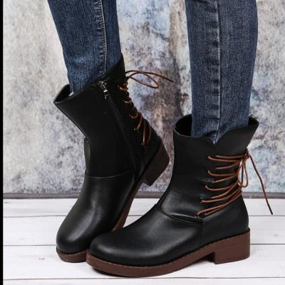 China TG040 designer Martin black steel toe boots for ladies heeled women boots 2021 leather boots women shoes for sale