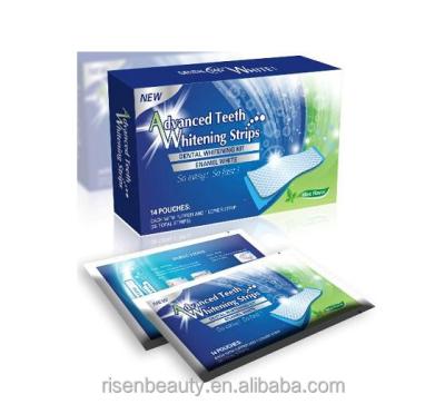 China hot selling whitening tooth teeth whitening strips with 6% HP or non peroxide gel whitening strips for sale