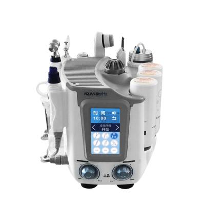 China 6 pieces wrinkle removal and face peel cleanse aqua h2o2 facial peel machine for salon for sale