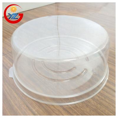 China Insurance Disposable Commercial Food Packaging Blister Disposable Round Cake Box for sale