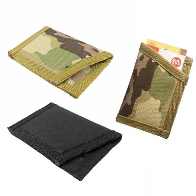 China Outdoor Nylon Wallet Pouch EDC Molle Card Holder Travel Waist Tactical Waterproof Portable Bag for Camping Hiking Tactical Wallet for sale