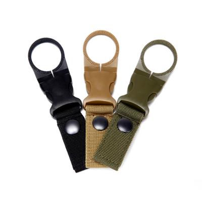 China Outdoor Backpack Hook Security Military Tactical Nylon Tool Increasing Hunting Tactical Buckle Survival Strap Climbing Hook Accessory for sale