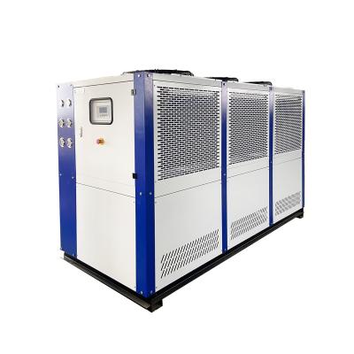 China Hotels Low Price 50 Kw Milk Cooling Air Cooled Glycol Water Chiller for sale