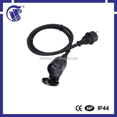 China INSTRUMENTATION IP44 220v Multi Plug Power Extension Cord for sale