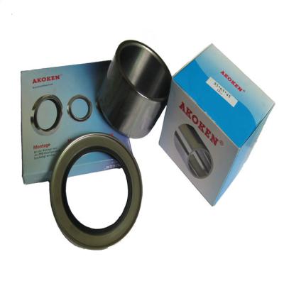 China Air compressor factory direct sale 60*80*14 double lip compressor shaft seal with stainless steel housing for sale