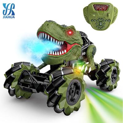 China Stunt Drift Dinosaur 1/12 Climbing Outdoor Kids Electric Remote Control Jet Dinosaur Monster Truck 2.4 GHz 360 Degree Rotations Stop Drifting Car Toys for sale