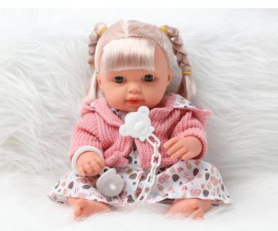 China Sounding To American Love Girl Doll Realistic Voice 12 Inch 30.5CM Rebirth Simulation Baby Full Vinyl Dressing Set Children Rebirth Doll for sale