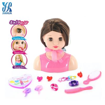 China 2022 New Dolls Manufacturers Girls Gifts Pretty Educational Makeup Make Up Half Beard Doll Display Doll for sale