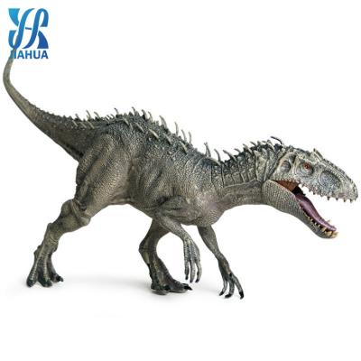 China Wholesale Realistic Hand Painted Deluxe Tyrannosaurus 36cm Realistic Hand Painted Solid PVC Plastic Dinosaur Animal Toy for sale