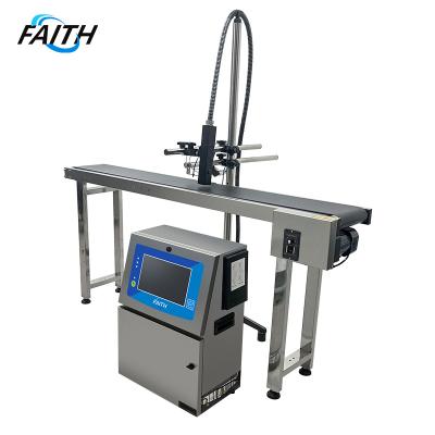 China Hotels faith barcode batch number printing machine industrial online inkjet printer for sale