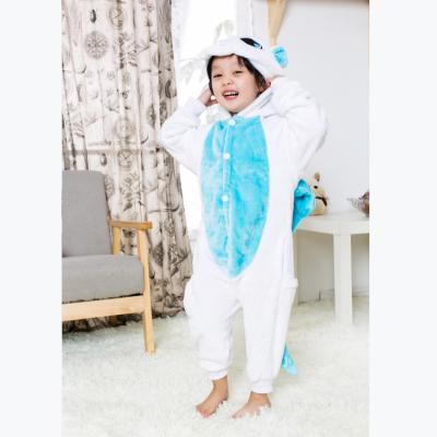 China 2022 Thermals The New Winter Unicorn Onesie Pajamas Nightwear Animal Unicorn Kids Pajamas Terry Flannel Home Wear Sleepwear 100% Polyester for sale