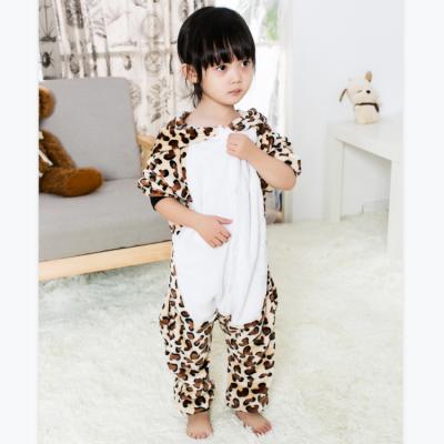 China Wholesale children's thermal autumn and winter cartoon flannel bear pajamas animal one-piece toilet version of children's home Fla for sale