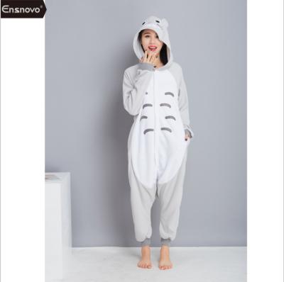 China QUICK DRY winter men and women lovers padded casual animal pajamas cartoon flannel totoro home furnishings for sale