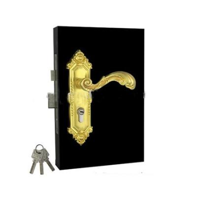 China Modern Popular Cheap Price Security Hotel Safe Gold Plated Door Handles for sale