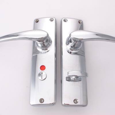 China Factory Made Bathroom Price China 682 For Bathroom Zinc Alloy Aluminum Iron Keyless Lock Set for sale