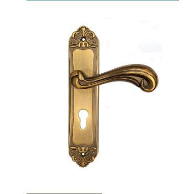 China Hot Sales Modern Aluminum Handle And Plate With Open Double Cylinder Mortise Lock Set for sale