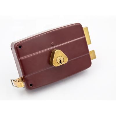 China 2021 New Design Durable High Quality Size Security Middle East Cylinder Rim Door Rim Lock Brass Lock for sale